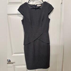 Calvin Klein Charcoal Business Dress